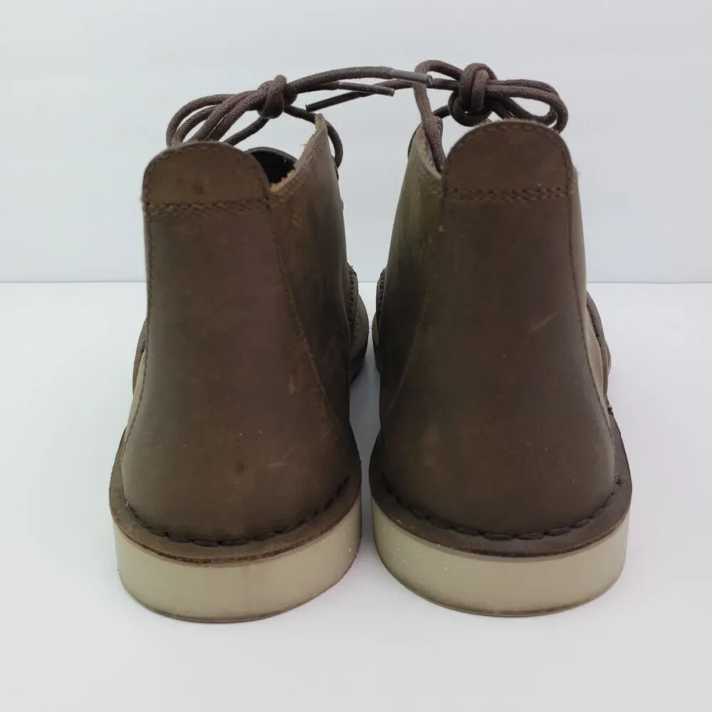 Sperry Top Sider Mens Size 8.5 Brown Leather Formal Chukka Boots STS14653